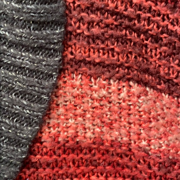 A.N.A. striped sweater red/gray small - Picture 4 of 8